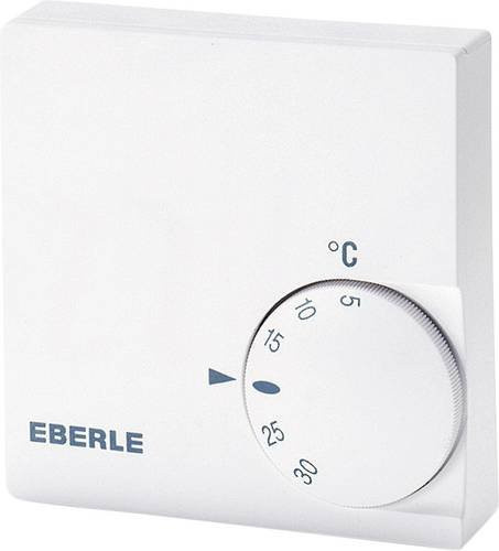 Eberle Raumthermostat RTR-E 6124 Aufputz mit Tagesprogramm in Weiß - Bild 1