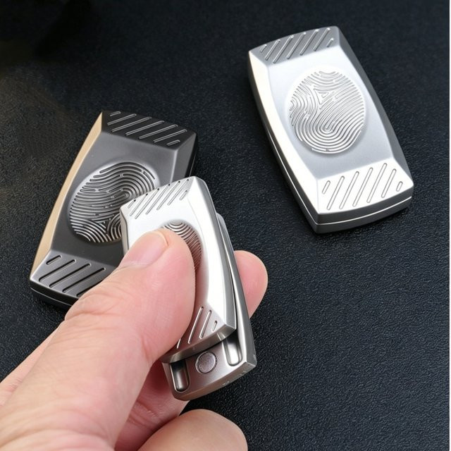 Meade Fingerabdruck-Magnetischer Haptischer Daumen-EDC-Fidget-Slider, Metall, Gadget - Bild 1