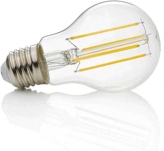 Lindby LED Globe Lampe aus Glas in Transparent mit E27 Fassung und warmweißem Licht - Bild 1