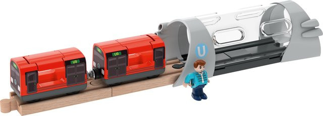 LUPILU Eisenbahn Verladekran Tunnel Bogenbrücke Mechanischer Bahnübergang - Bild 1