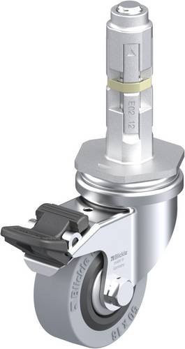 Blickle LRA-VPA 50G-FI-FA-E02 Lenkrolle mit Feststeller in Grau, Schwarz und Silber, Rad-Durchmesser: 50 mm, Tragfähigkeit: 40 kg - Bild 1