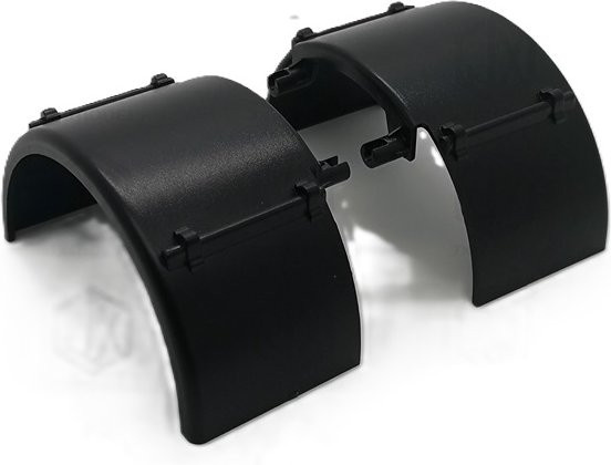 SCALECLUB Runde Fender-JXmodel, Modell 1/14, Kunststoff, Schwarz - Bild 1