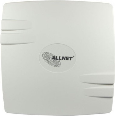 Allnet ANT-DUAL-PATCH-185 Dual-Band Patch-Antenne in Weiß mit N-Typ Anschluss und dualer Polarisation - Bild 1