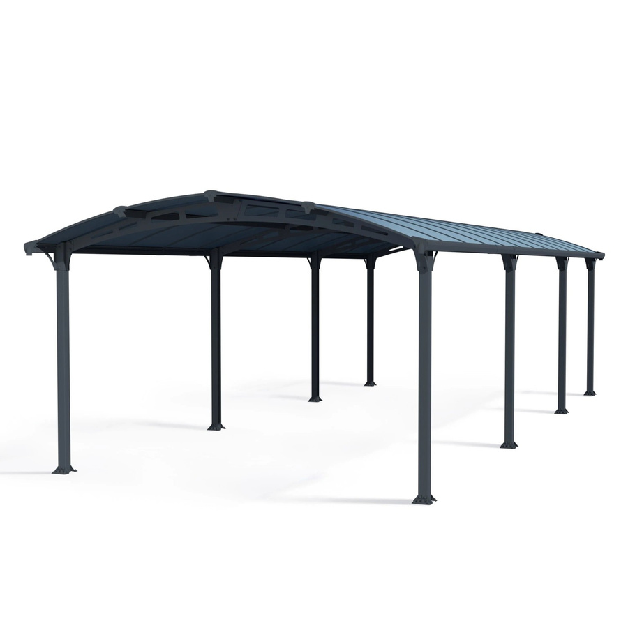 Canopia Carport Arcadia 8500 aus Aluminium in Anthrazit B: 360 cm, T: 860 cm - Bild 2
