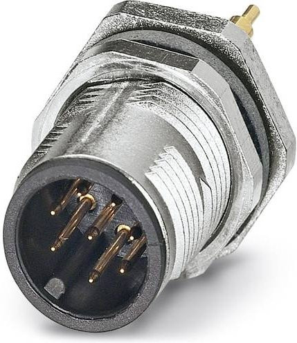Phoenix Contact Sensor-Aktor-Einbausteckverbinder M12 Stecker in Silber mit 8 Polen und Schraubanschluss - Bild 1