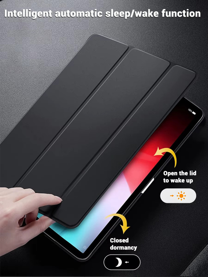Stoßfeste Leder-Tablet-Hülle für Apple iPad und iPad Mini in Pink oder Schwarz - Bild 5