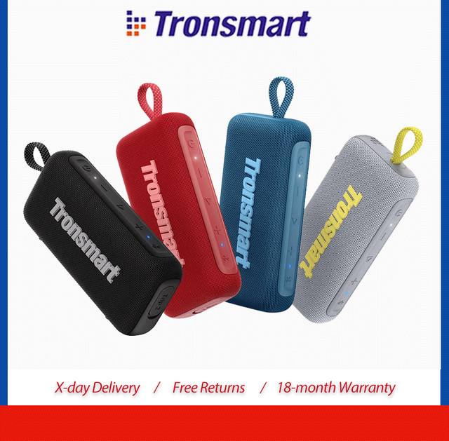 Tronsmart Trip 2 Tragbarer Bluetooth-Lautsprecher Schwarz - Bild 1