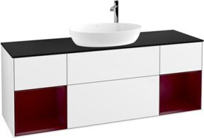 V&B Waschtischunterschrank Finion in Weiß lackiert, Breite: 160 cm, Tiefe: 50,1 cm, Höhe: 50,1 cm - Bild 1