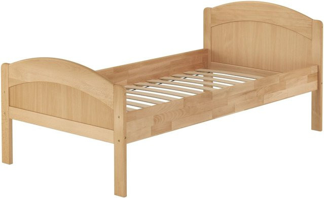 Erst-Holz Seniorenbett Modell 75 aus Buche Massiv in Beige, B/T/H: 100 x 200 x 106 cm - Bild 1