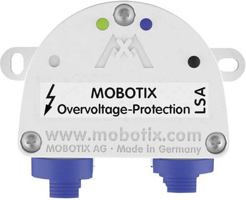 Mobotix Überspannungsschutz MX-Overvoltage-Protection-Box-RJ45 in Weiß für Ethernet/LAN - Bild 1