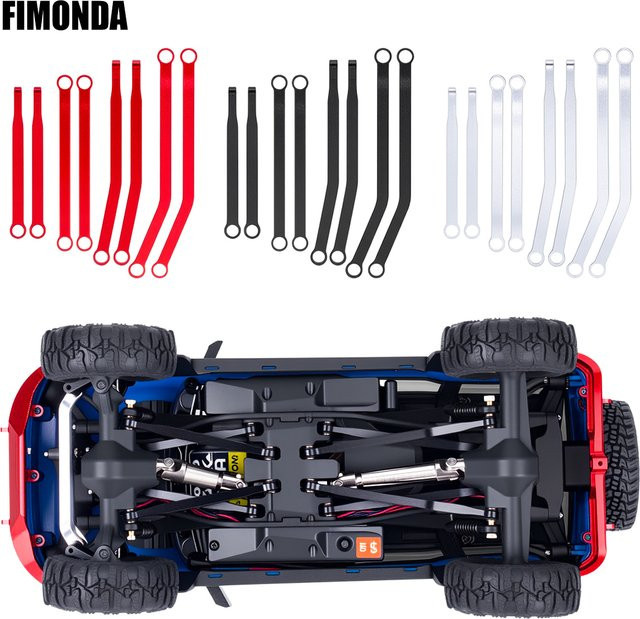 Fimonda Hochklar-Aluminium-Verbindungsset, 8-teiliges Set, Metall, Rot, 1:30 - Bild 1