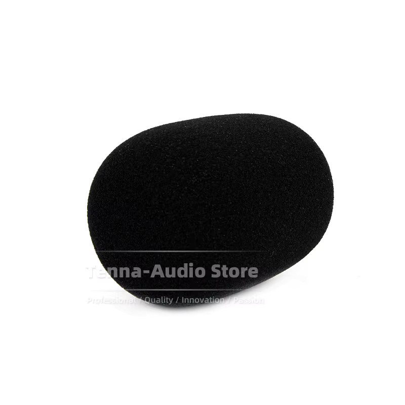 SnapVox Windschutzscheibe und Pop Filter für Sennheiser MD421 MD 421 II 2 U 421U in Schwarz und Orange - Bild 2