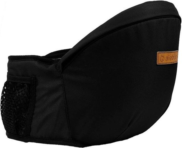 Aiebao Multifunktionaler Baby Hüftsitz Kleinkindträger in Schwarz mit CPC-Zertifizierung - Bild 1