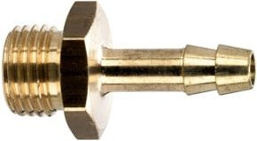Metabo Schlauchtülle aus Messing in Gold, 3/8 Zoll AG x 13 mm - Bild 1
