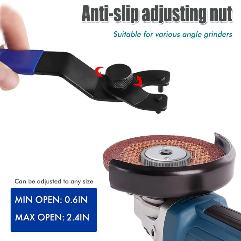 QDS Einstellbarer Winkelgrinder Schlüssel aus Kunststoff für Reparaturarbeiten und Haushalt - Bild 2