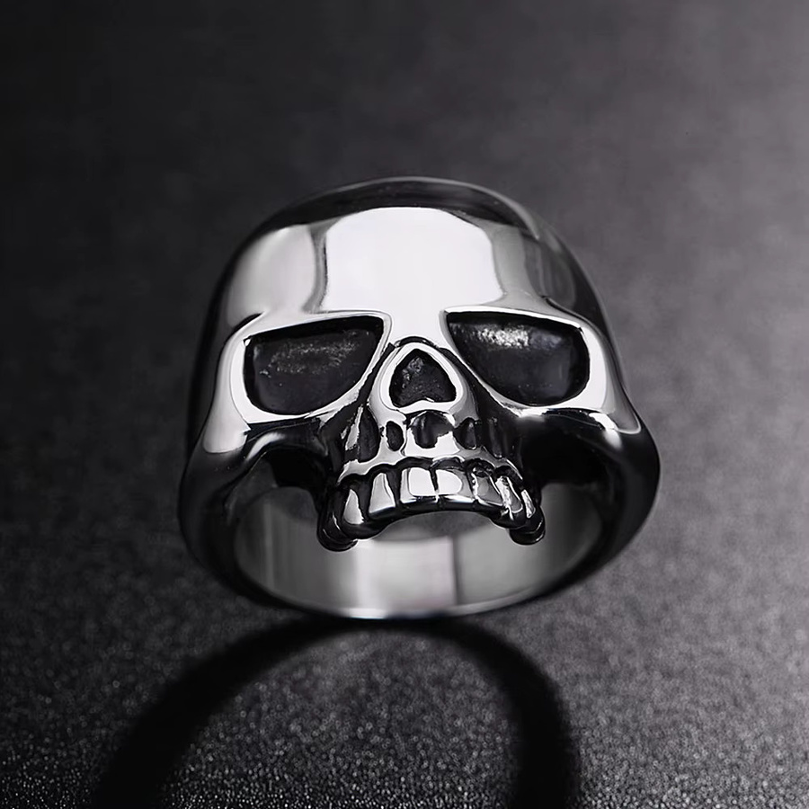 NORTHMAN Ring Edelstahl, Silber, Vintage, Unisex - Bild 2