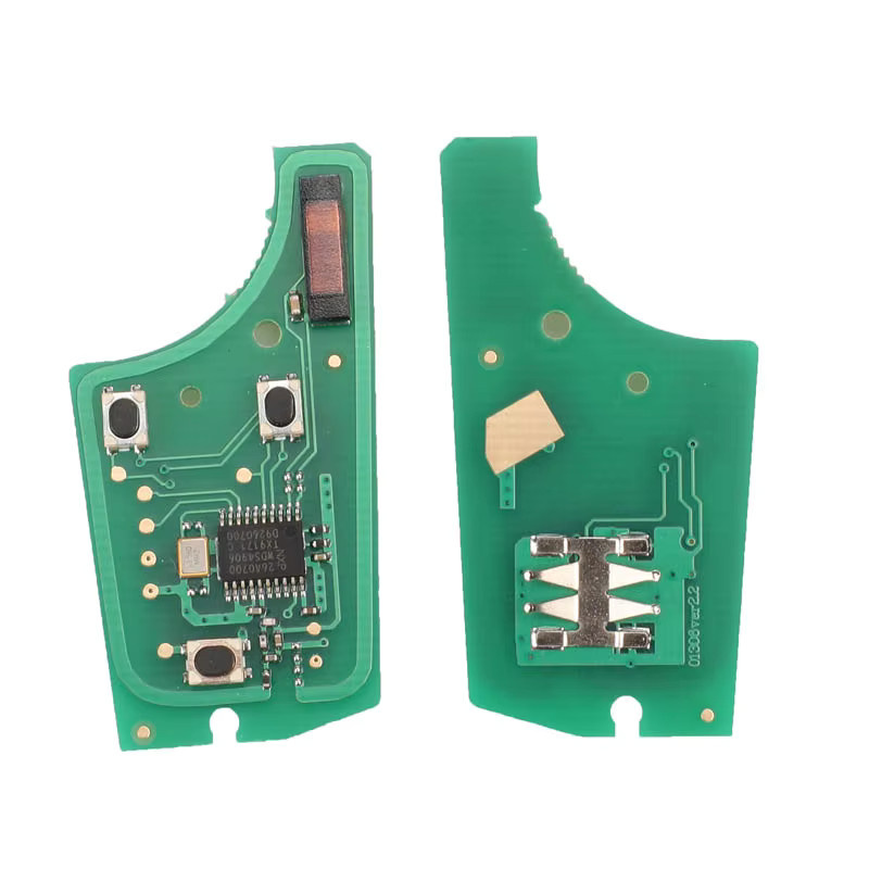 Jingyuqin Auto Flip Remote Schlüsselanhänger 434 MHz in Grün für Vauxhall Opel Astra H und Zafira B - Bild 2