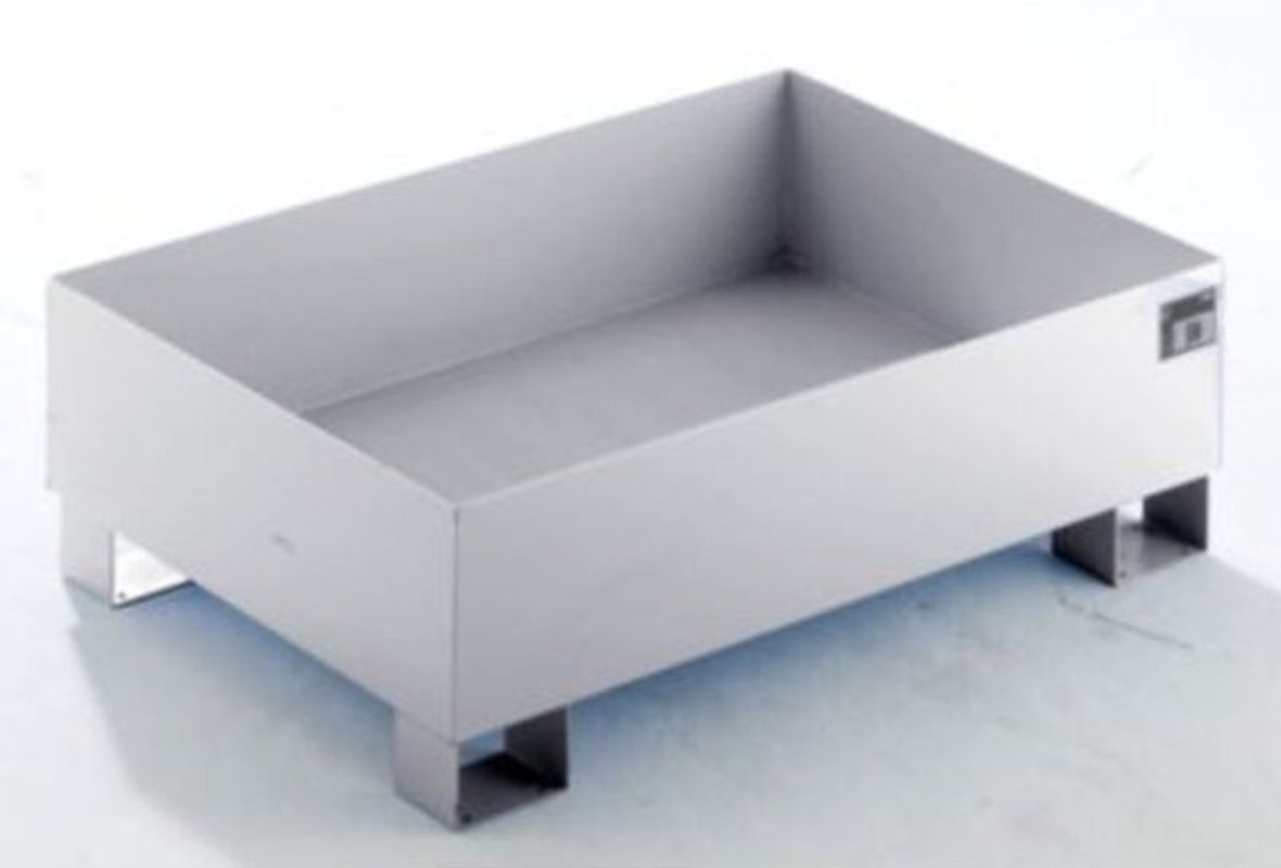 Bauer Südlohn Auffangwanne aus Stahl, Farbe: Silber, B/T/H: 1200 x 800 x 36 cm - Bild 3