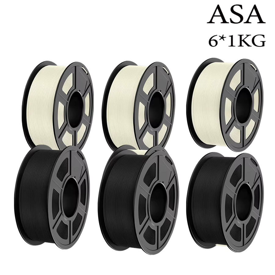 JAYO ASA 3D-Drucker-Filament Set, 6 Rollen à 1 kg, 1,75 mm, mehrfarbig, für FDM 3D-Drucker - Bild 2