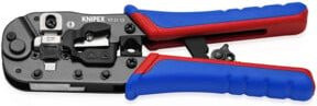 Knipex Crimpzange 97 51 13 für RJ45-Westernstecker in Blau-Rot-Mehrfarbig - Bild 3
