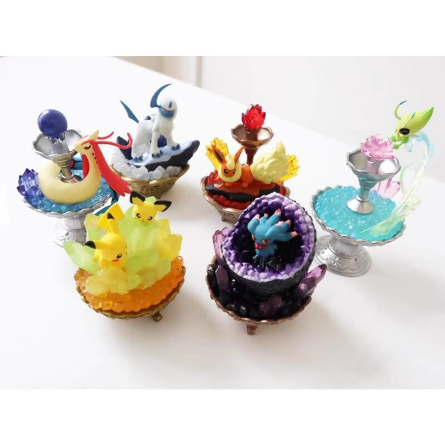 Re-ment Pokémon Edelstein-Sammlung, Actionfiguren-Sammlung, Pikachu, Absol, Milotic - Bild 2