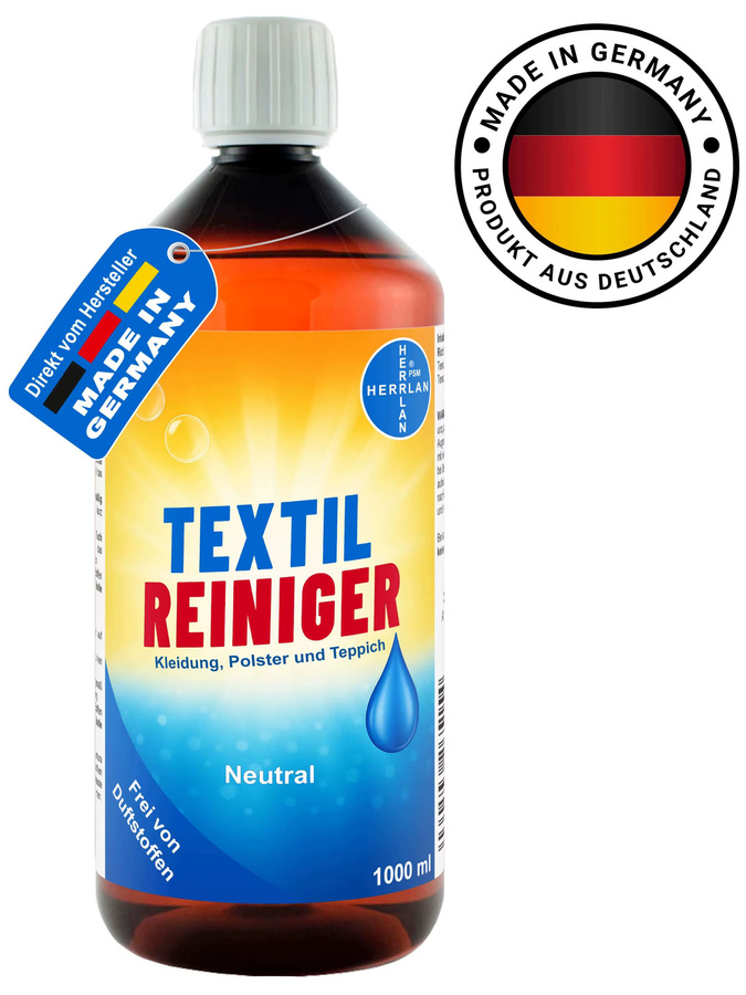 HERRLAN Textilreiniger für Kleidung, Polster und Teppich, Multicolor, 1000 ml - Bild 2