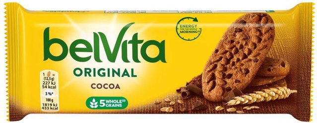 belVita Vollkornkekse Kakaogeschmack mit Schokoladenstückchen 4 x 50 g - Bild 1