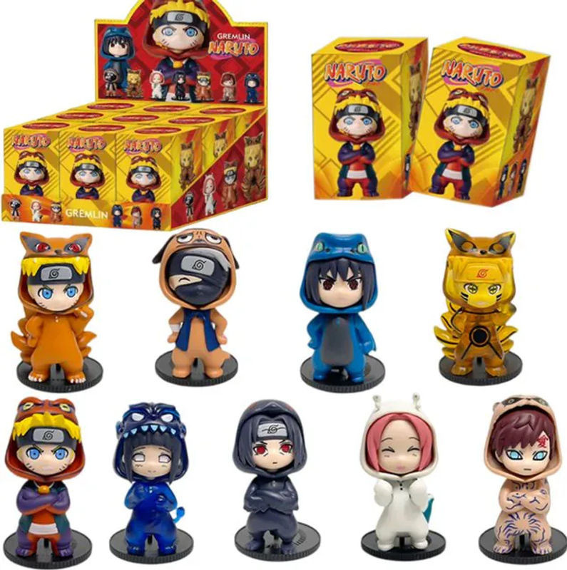 Bandai Naruto Anime Blind Box Actionfiguren Serie Sasuke und Kakashi in mehrfarbig aus Kunststoff zur Dekoration - Bild 1