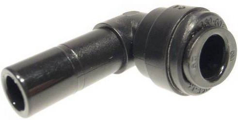 DM-Fit Winkelverbinder ATEU1010M in Schwarz für Rohr-Ø 10mm - Bild 1