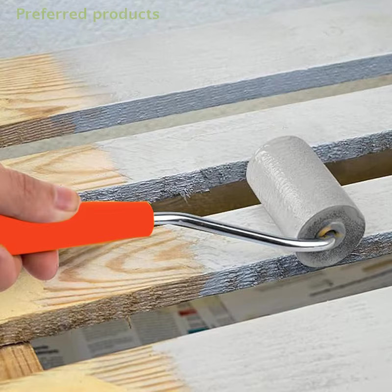 2-Zoll Mini-Schaumstoff-Farbroller-Set mit Farbtablett-Einlage für präzises Wandstreichen - Bild 3