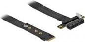 Delock PCIe x4 NVMe Adapterkabel für M.2 Key M in Schwarz - Bild 1