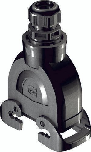 HARTING Kupplungsgehäuse aus Kunststoff in Schwarz, Artikelnummer 19 43 116 0736 - Bild 1