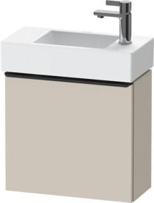 Duravit Waschtischunterschrank D-Neo mit 1 Tür, Wandmontage, Weiß/Taupe Matt, B/H/T: 48,4 x 44,0 x 22,2 cm - Bild 1