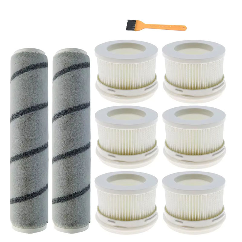 BPfire HEPA-Filter und Hauptwalzenbürste für Xiaomi Mijia 1C/K10 kabellose Staubsauger, Farbe: Weiß - Bild 3