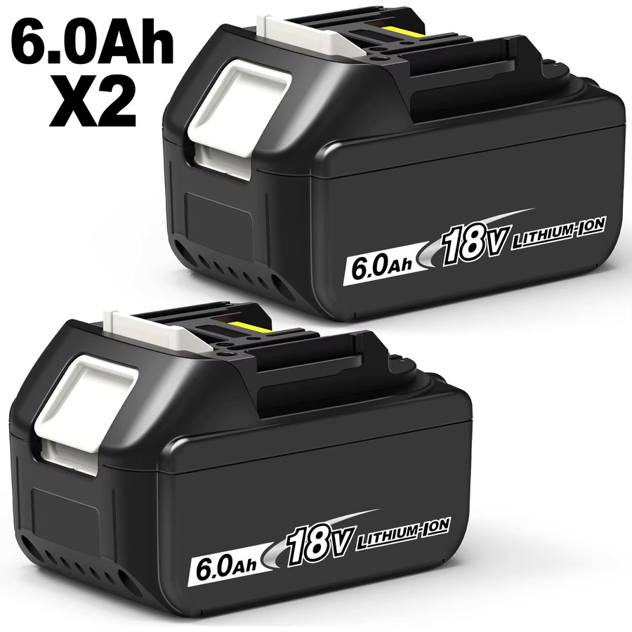 Makita Ersatzakku Lithium-Ionen 18 V 6,0 Ah in Schwarz, kompatibel mit BL1860B BL1860 BL1850 und DC18RF - Bild 5