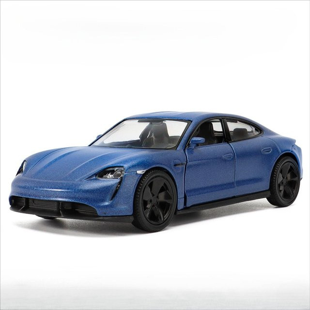Linyi toy car Taycan 911 Spielzeugauto Modell, 1:36, Blau, ab 14 Jahren - Bild 1