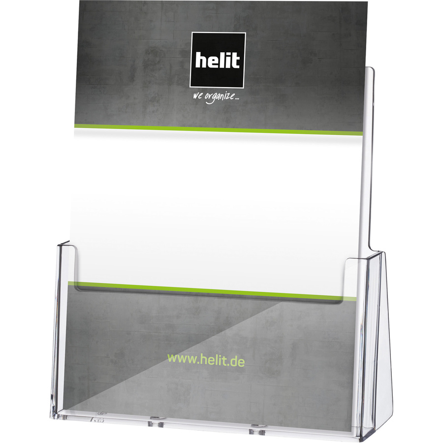 helit Prospekthalter The Helpdesk, transparent, Kunststoff - Bild 2
