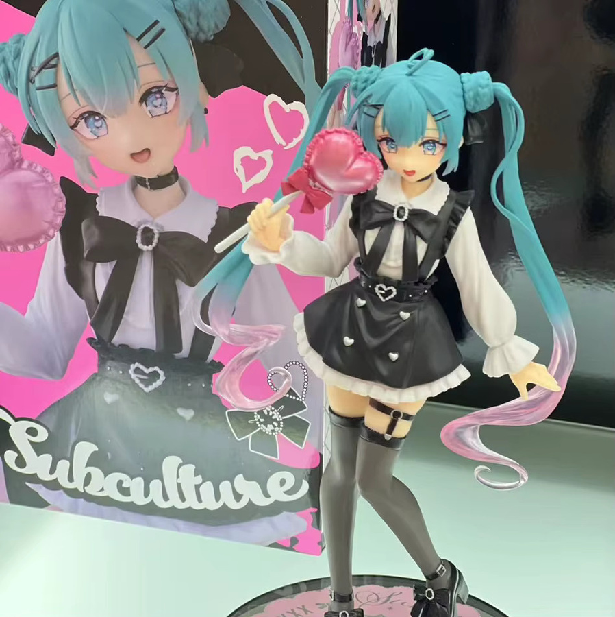 Bandai Hatsune Miku Subkultur-Figur, Anime Jirai Kei Mädchen, PVC-Modell Puppe, 19cm - Bild 4