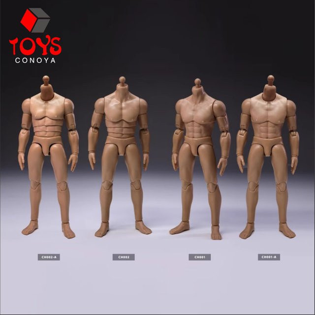 CONOYA Männliche Flexible Joint Muskel Körper Modell Action Figur Puppe, 1/12 Skala - Bild 1