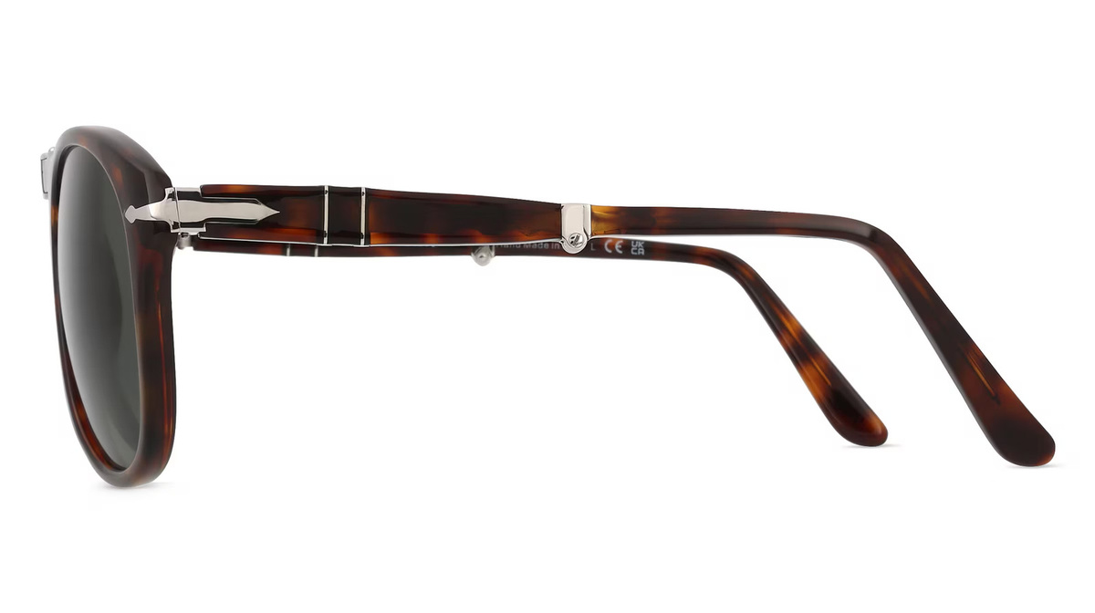 Persol 0PO0714 Sonnenbrille Pilot, Vollrand, Acetat, Herren, braun - Bild 2