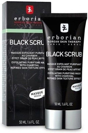 Erborian Black Scrub Masque purifiant exfoliant, 50 ml, Normale Haut - Bild 1