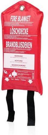 Smartwares FEX-15907 Löschdecke in Rot, B/T: 100 x 100 cm - Bild 1
