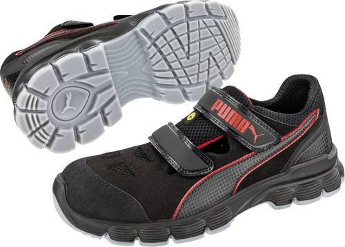 Puma Safety Sicherheitsschuh Aviat Low S1PL ESD FO SR in Schwarz/Rot, Größe 46 - Bild 1