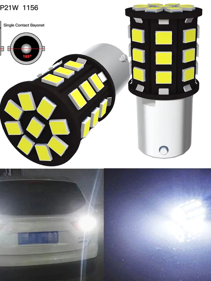 Neallor LED Rückfahrscheinwerfer Set P21W 1156 7506 BA15S für BMW E46 E39 E30 E84 E34 F48 E53 F45 F46 12V - Bild 7