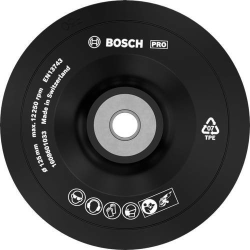 Bosch Stützteller Standard M14, Durchmesser: 125 mm, Schwarz - Bild 2