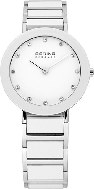 Bering Armbanduhr, Keramik, Edelstahl, Quarz, Weiß, Damen - Bild 1