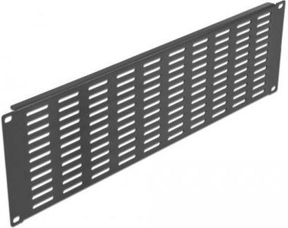 Delock 66681 Netzwerkschrank-Blindabdeckung für 19 Zoll, 3 HE, Schwarz - Bild 1
