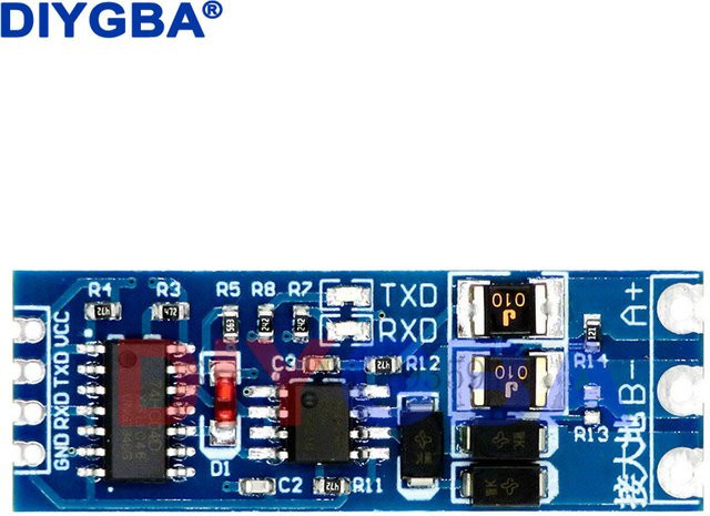 5 Stück DNIGEF TTL zu RS485 Modul zur automatischen Konvertierung von seriellen UART-Signalen in Blau - Bild 1