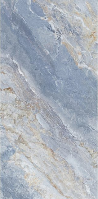 Schulte Duschrückwand DecoDesign in Marmor-Himmelblau B: 125 cm, H: 255 cm - Bild 1