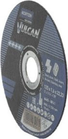 Norton VULCAN Inox Trennscheibe für Edelstahl, schwarz, Durchmesser: 125 mm, Dicke: 1,6 mm, Bohrung: 22,23 mm - Bild 1